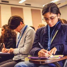 Students attending sessions. (Photo by Sirin Samman)