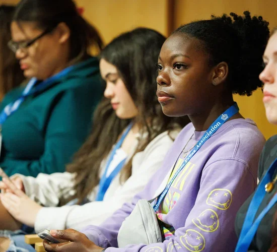 Student journalist at CSPA 2023 Spring Convention