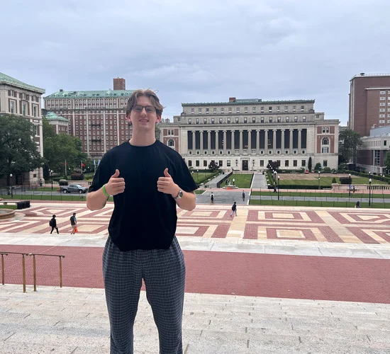 Student journalist Brady Ehrhart attended the 2025 CSPA Summer Journalism Workshop on the Columbia University campus